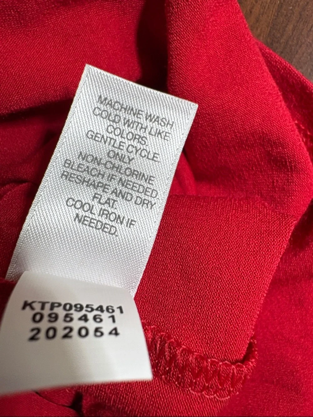 J. Jill Red Scoop Neck Long Sleeve Top - Picture 9 of 9